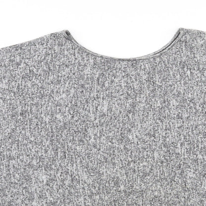 Womens UK Size S Exhibit Grey Pullover Jumper