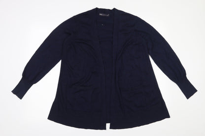 Womens UK Size M Marks and Spencer Blue Cardigan Jumper
