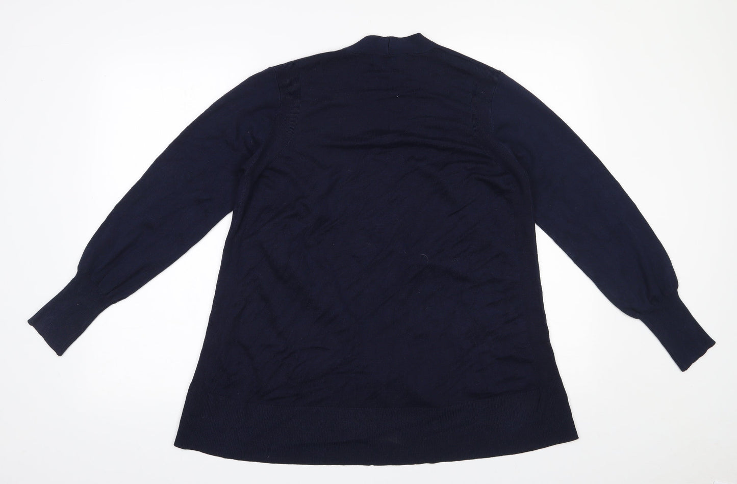 Womens UK Size M Marks and Spencer Blue Cardigan Jumper