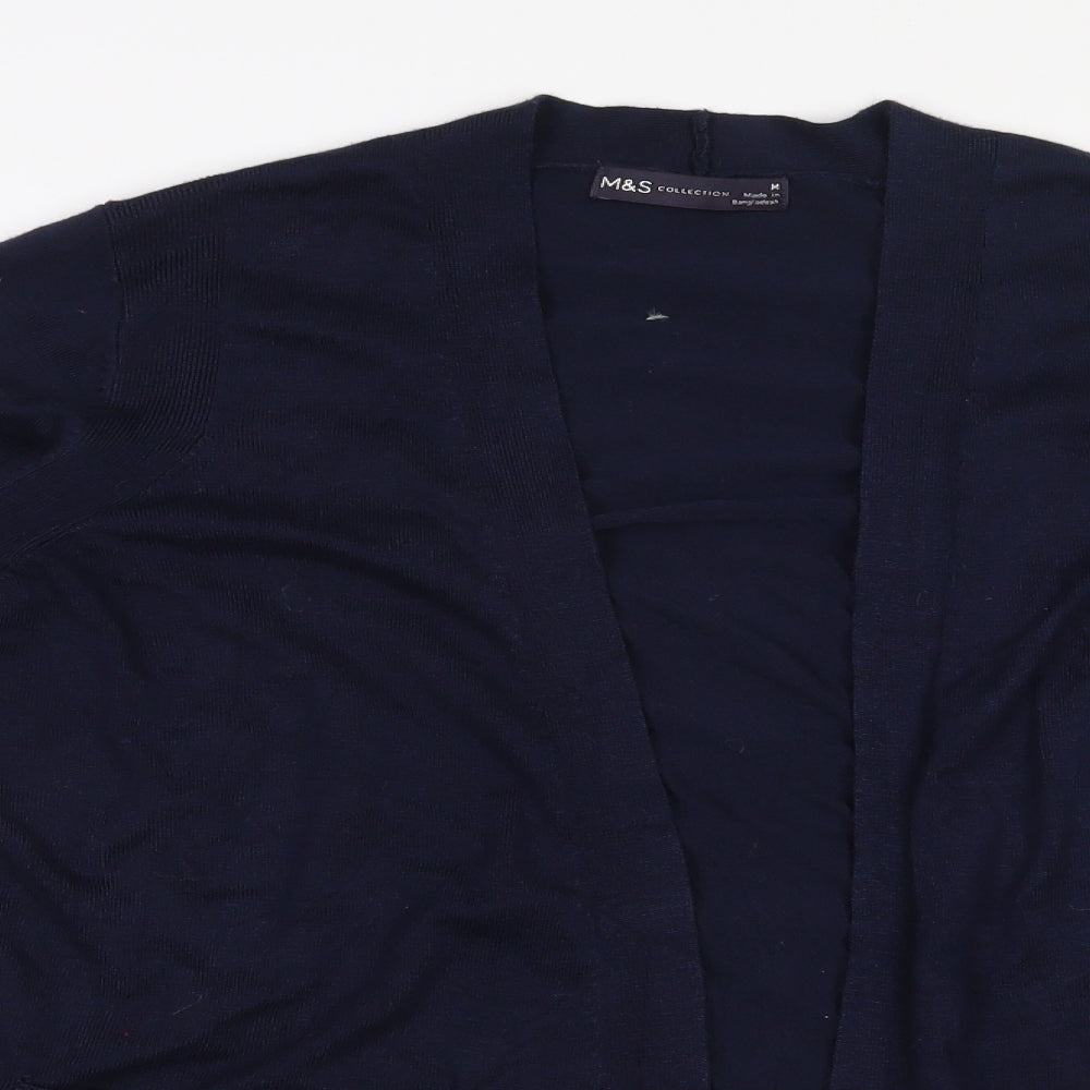 Womens UK Size M Marks and Spencer Blue Cardigan Jumper