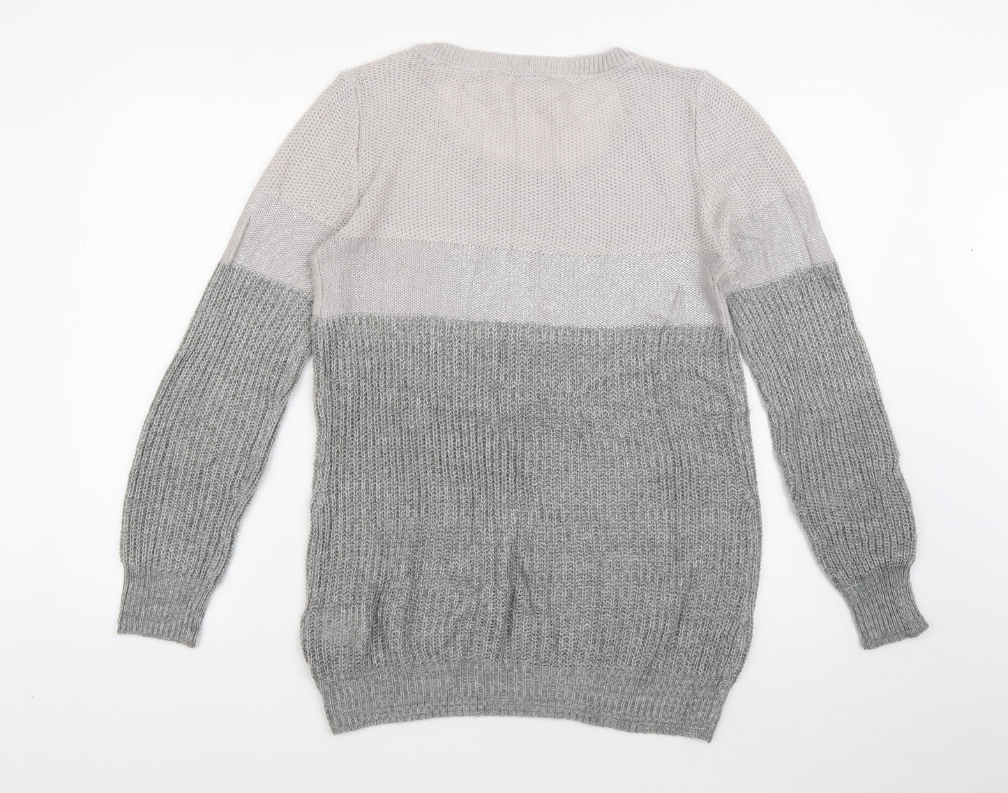 Womens UK Size S Body Flirt Grey Pullover Jumper