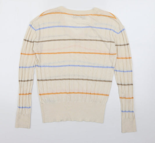 Womens UK Size XS Marks and Spencer Ivory Pullover Jumper