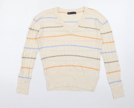 Womens UK Size S Marks and Spencer Ivory Pullover Jumper