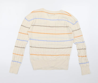 Womens UK Size S Marks and Spencer Ivory Pullover Jumper