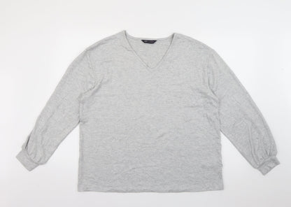 Womens UK Size 16 Marks and Spencer Grey Pullover Jumper