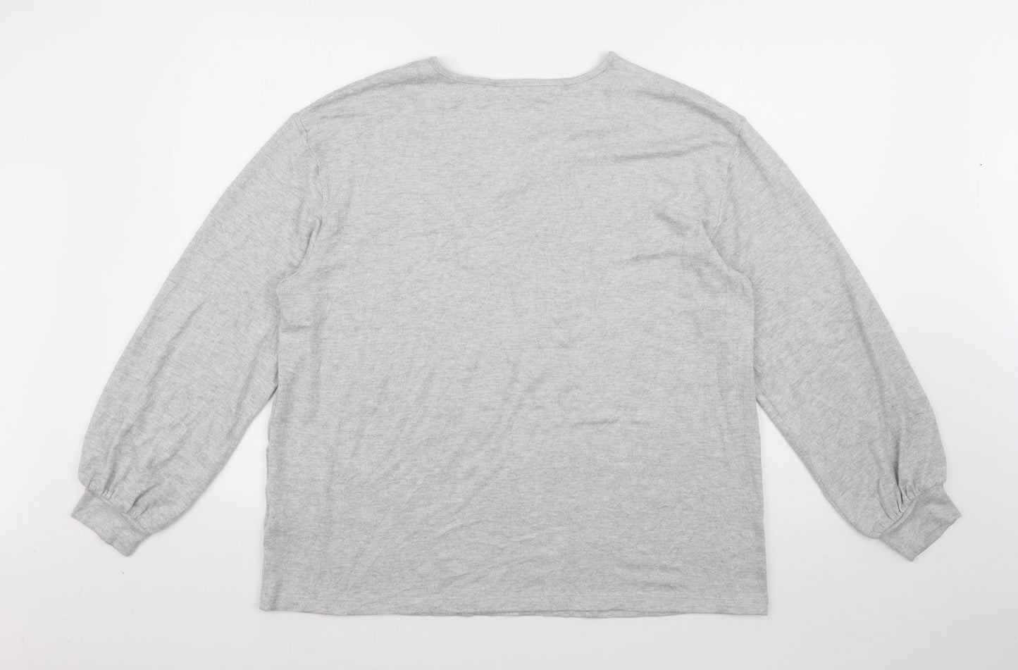 Womens UK Size 16 Marks and Spencer Grey Pullover Jumper