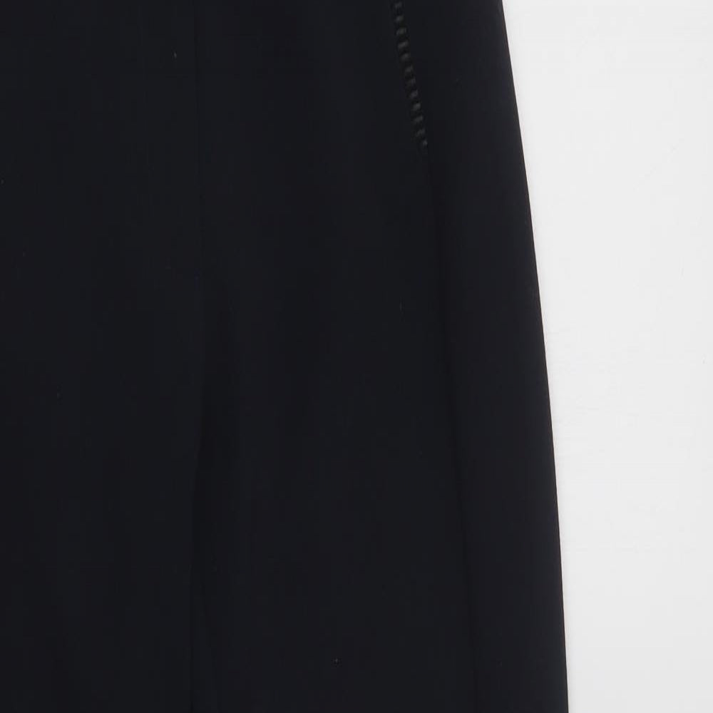 Paz Torras Womens Blue  Polyester Dress Pants Trousers Size 10 L25 in Regular Button