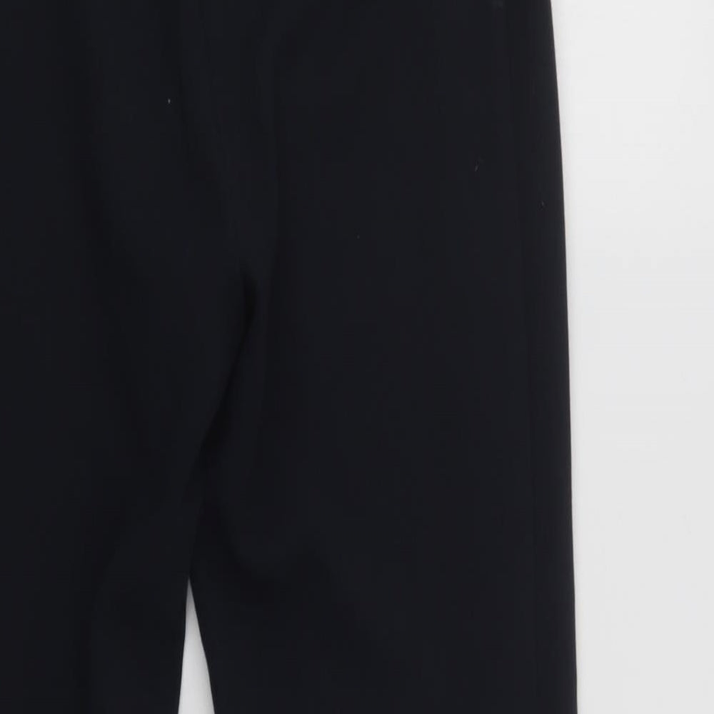 Paz Torras Womens Blue  Polyester Dress Pants Trousers Size 10 L25 in Regular Button