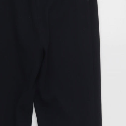 Paz Torras Womens Blue  Polyester Dress Pants Trousers Size 10 L25 in Regular Button