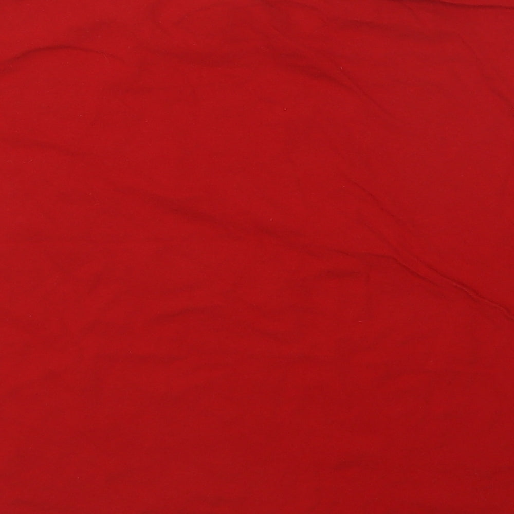 BC Collection Boys Red  Cotton Basic T-Shirt Size 7-8 Years Crew Neck  - Liverpool FC