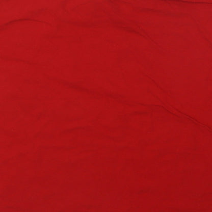 BC Collection Boys Red  Cotton Basic T-Shirt Size 7-8 Years Crew Neck  - Liverpool FC
