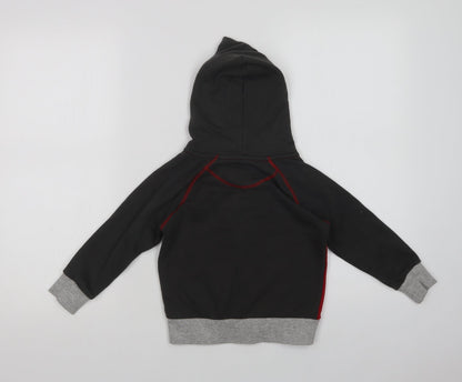 Kids Country Canada Baby Red Colourblock Cotton Full Zip Jumper Size 12-18 Months  Zip - Moose
