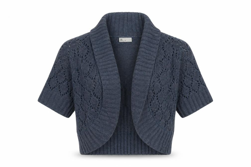 Womens UK Size 12 BHS Blue Cardigan Jumper