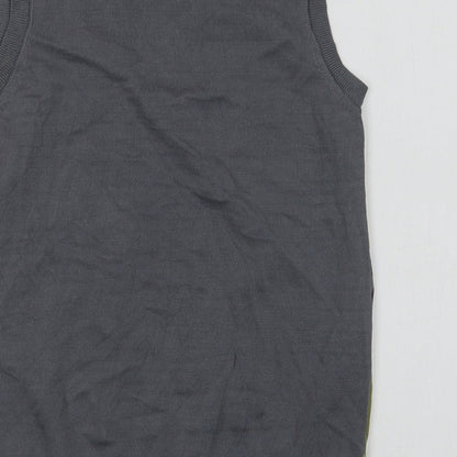 Womens UK Size 8 NEXT Grey Basic Blouse