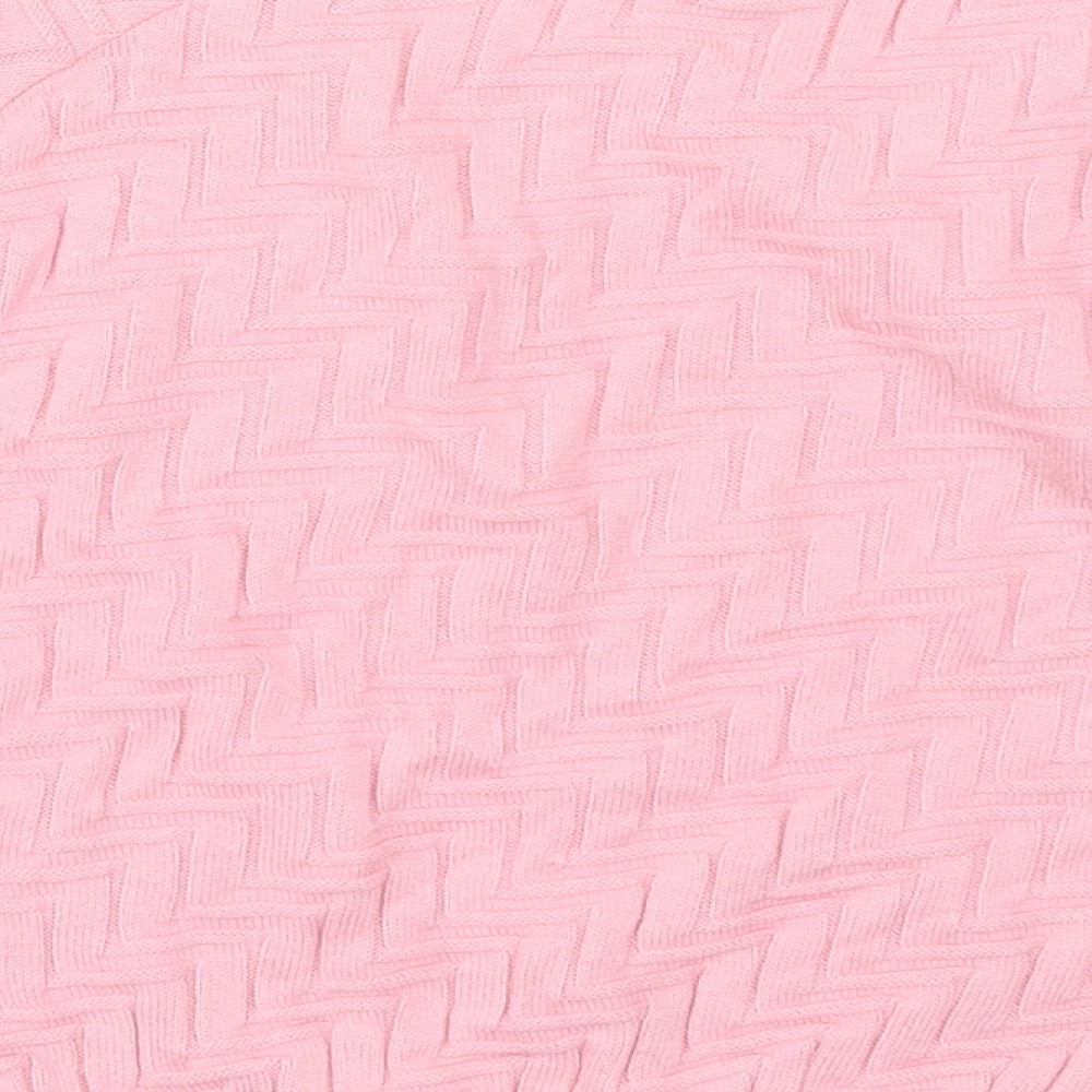 Womens UK Size 8 Topshop Pink Pullover Jumper