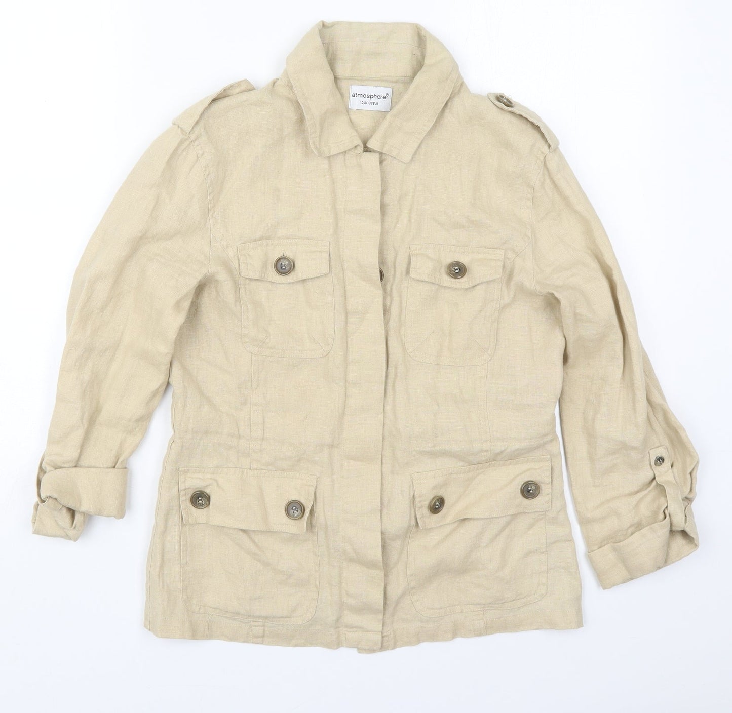 Womens UK Size 10 Atmosphere Beige Jacket