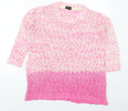 Womens UK Size 8 Topshop Pink Pullover Jumper
