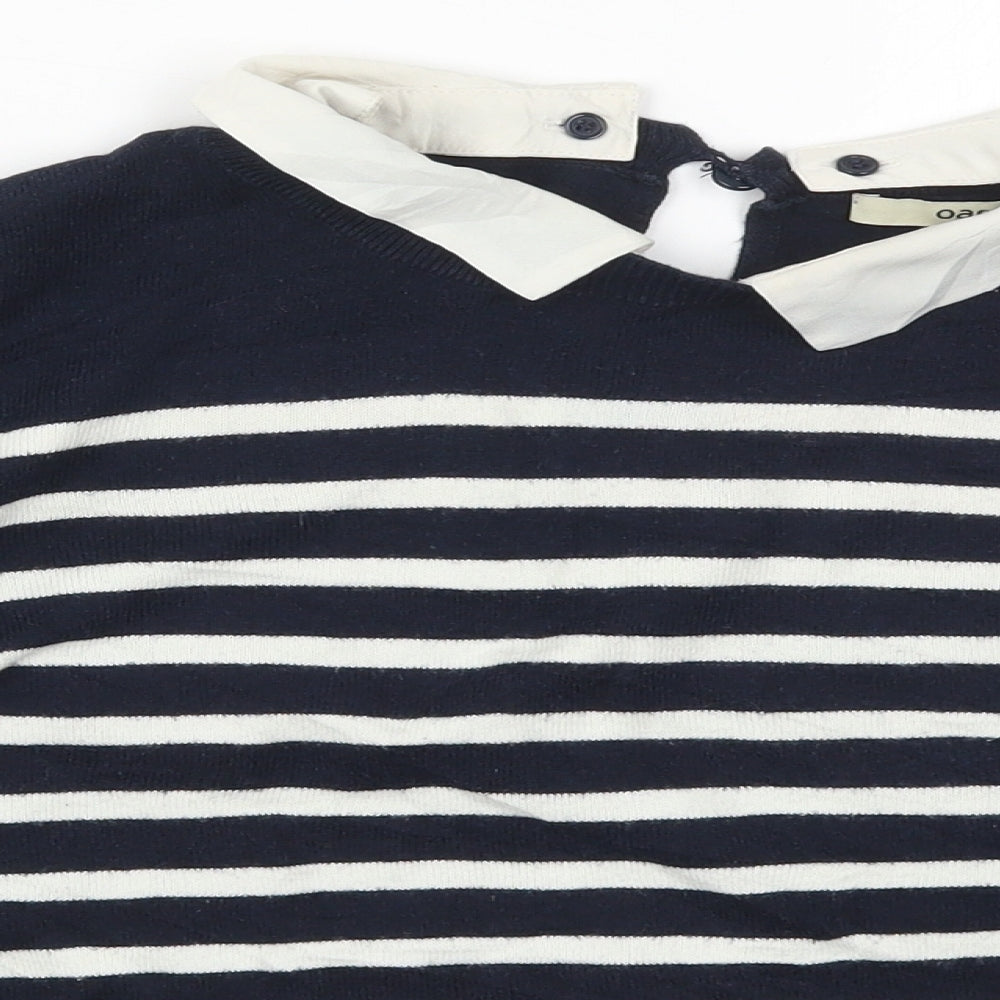 Womens UK Size L Oasis Blue Pullover Jumper