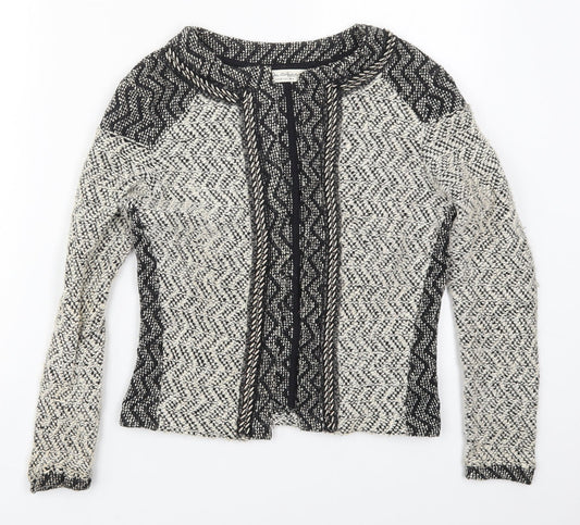 Womens UK Size 4 Miss Selfridge Grey Cardigan Jumper