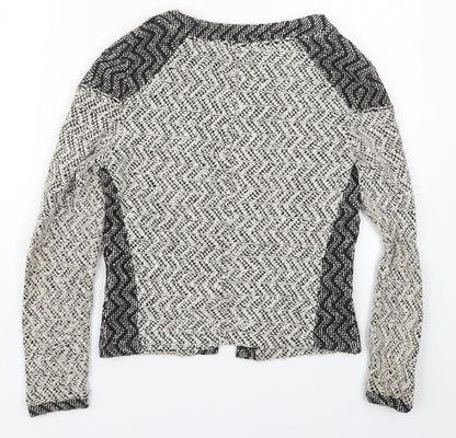 Womens UK Size 4 Miss Selfridge Grey Cardigan Jumper