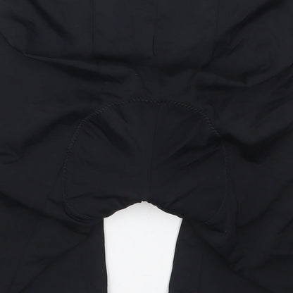 Preworn Mens Black  Nylon Biker Shorts Size M L6 in Regular