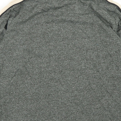 George Boys Green Colourblock Cotton Basic T-Shirt Size 7-8 Years Crew Neck