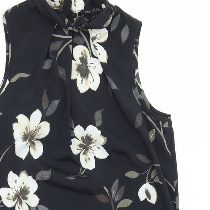Womens UK Size 12 NEXT Black Basic Blouse