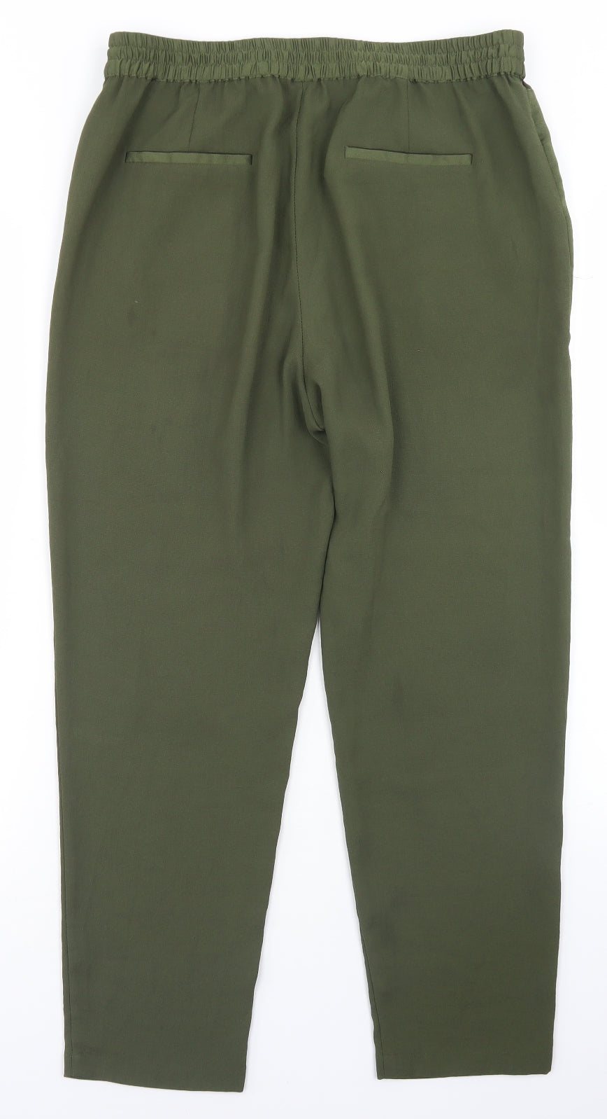 Womens UK Size 12 Esprit Regular Fit Dress Pants Green Trousers