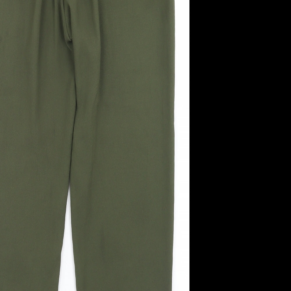 Womens UK Size 12 Esprit Regular Fit Dress Pants Green Trousers