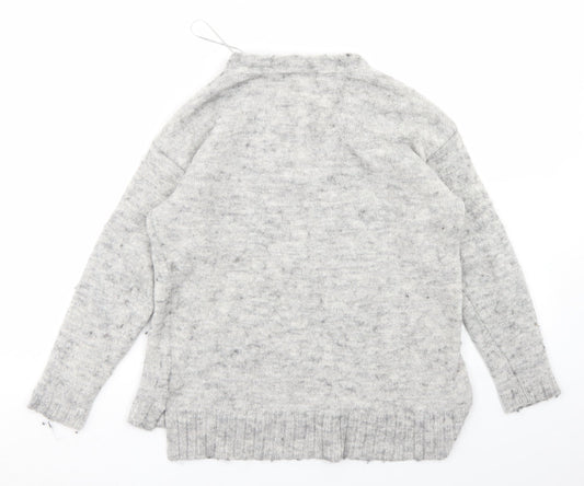 Womens UK Size 10 NEXT Grey Pullover Jumper