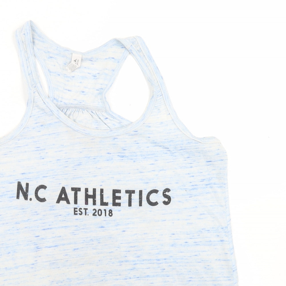 Womens UK Size S Bella Blue Basic Tank