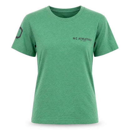 Womens UK Size XS Canvas Green Basic T-Shirt