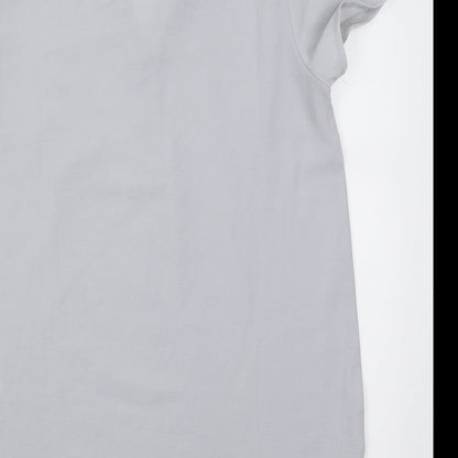 Womens UK Size 8 New Look Blue Basic Blouse