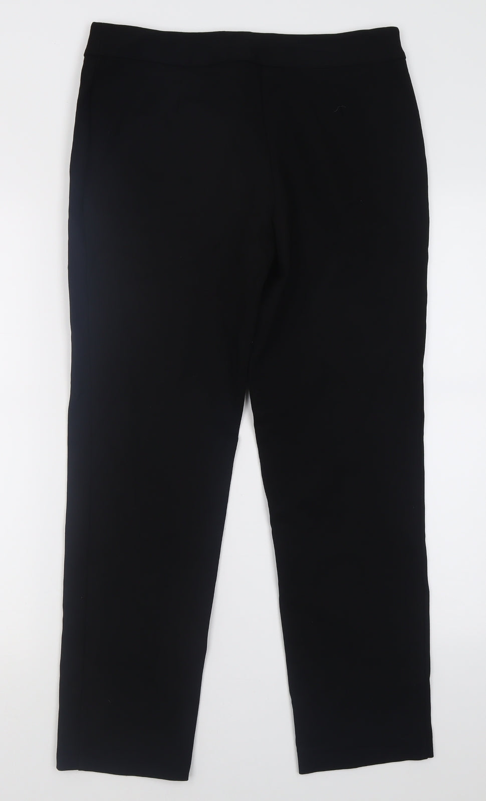 Womens UK Size 12 Preworn Regular Fit  Black Trousers