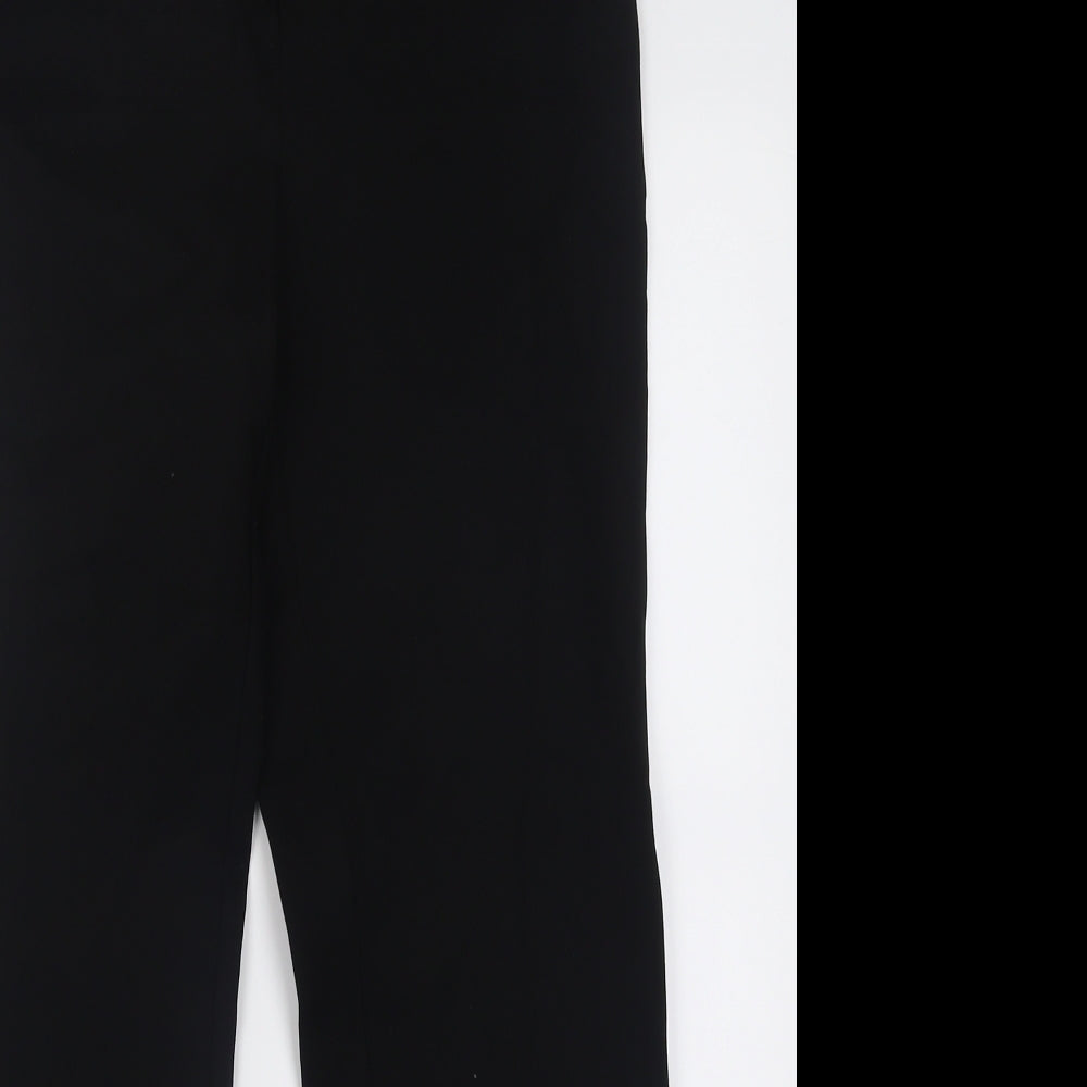 Womens UK Size 12 Preworn Regular Fit  Black Trousers
