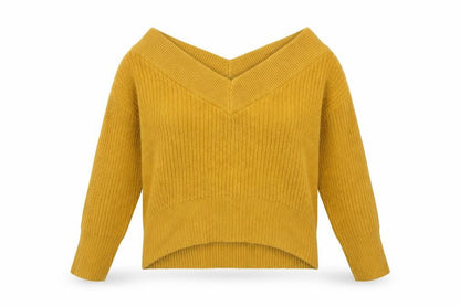 Womens UK Size 6 Topshop Yellow Pullover Jumper