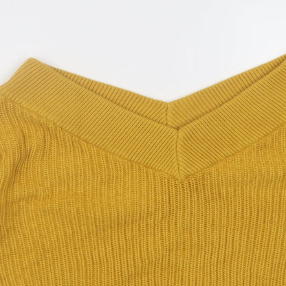 Womens UK Size 6 Topshop Yellow Pullover Jumper