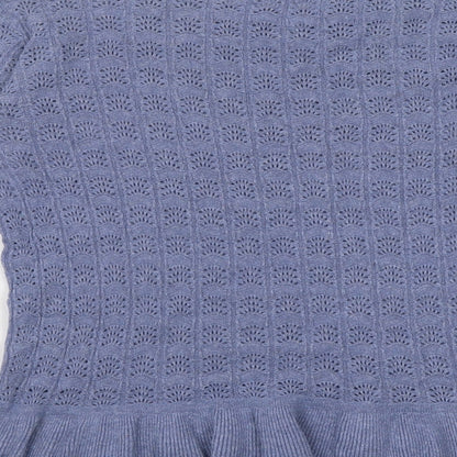 Womens UK Size 10 NEXT Black Tunic Jumper