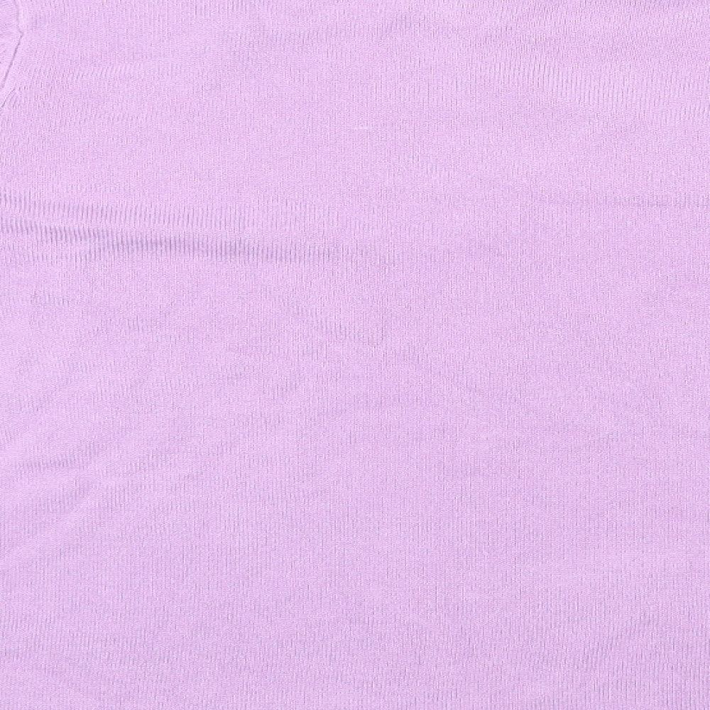 Womens UK Size L bm Collection Purple Pullover Jumper