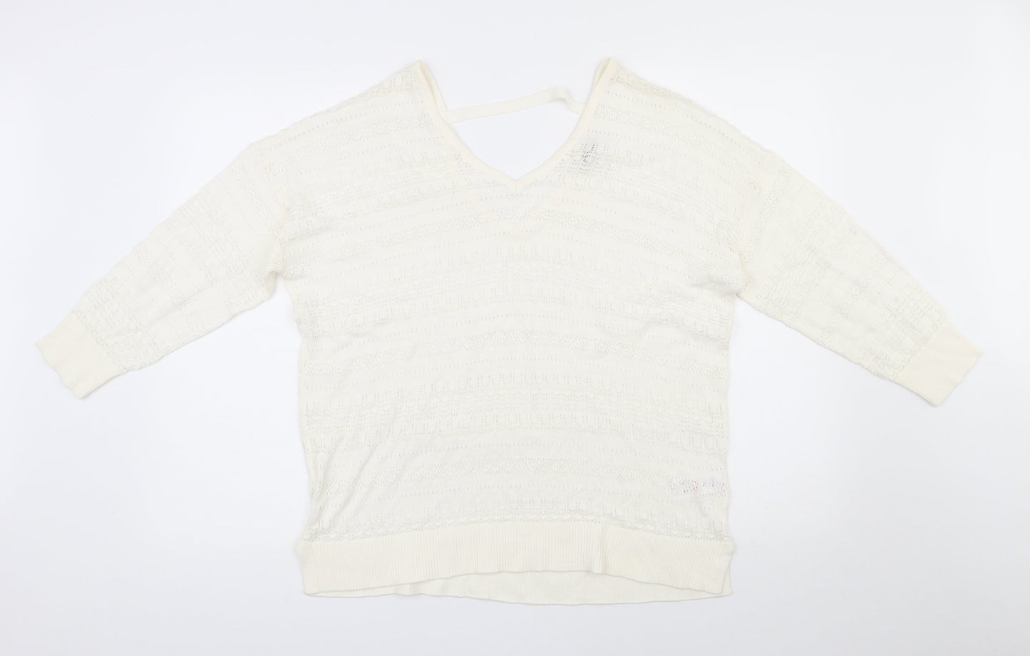 Womens UK Size 16 Spirit Ivory Pullover Jumper