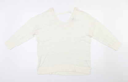 Womens UK Size 16 Spirit Ivory Pullover Jumper