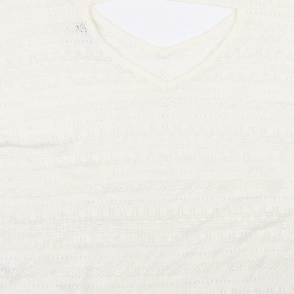 Womens UK Size 16 Spirit Ivory Pullover Jumper