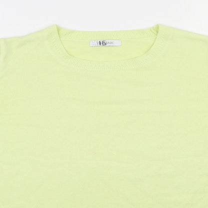 Womens UK Size 18 Marks and Spencer Yellow Pullover Jumper