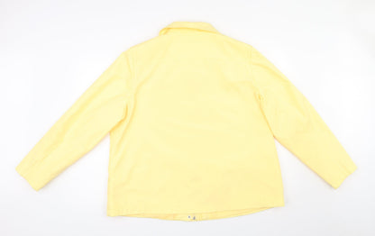 Womens UK Size L bm Collection Yellow Jacket