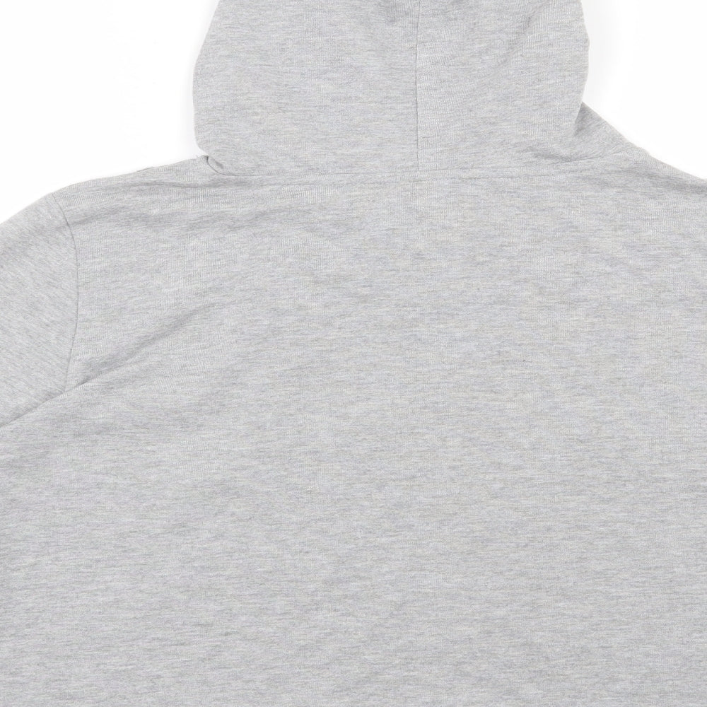 Atmosphere Womens Grey  Polyester Pullover Sweatshirt Size 14  Pullover - cropped, distressed