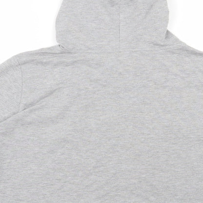 Atmosphere Womens Grey  Polyester Pullover Sweatshirt Size 14  Pullover - cropped, distressed
