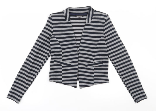 Womens UK Size 10 Warehouse Grey Cardigan Jumper