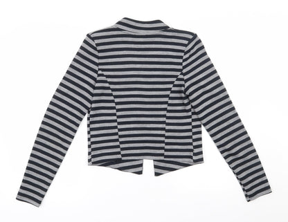Womens UK Size 10 Warehouse Grey Cardigan Jumper