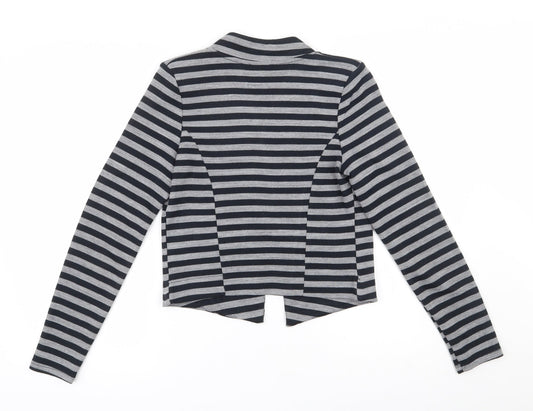 Womens UK Size 10 Warehouse Grey Cardigan Jumper