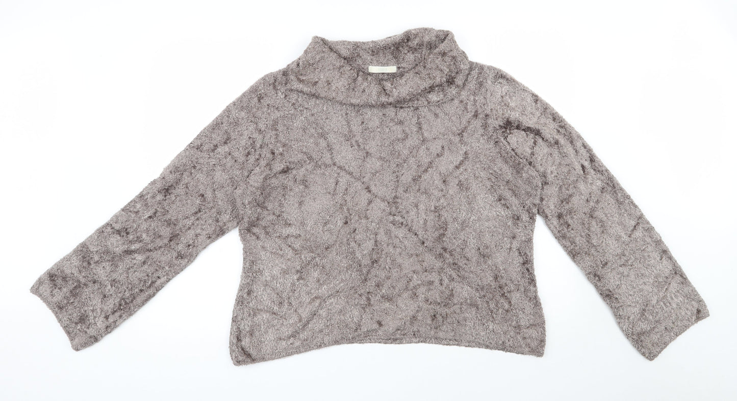 Womens UK Size 22 Marks and Spencer Brown Pullover Jumper